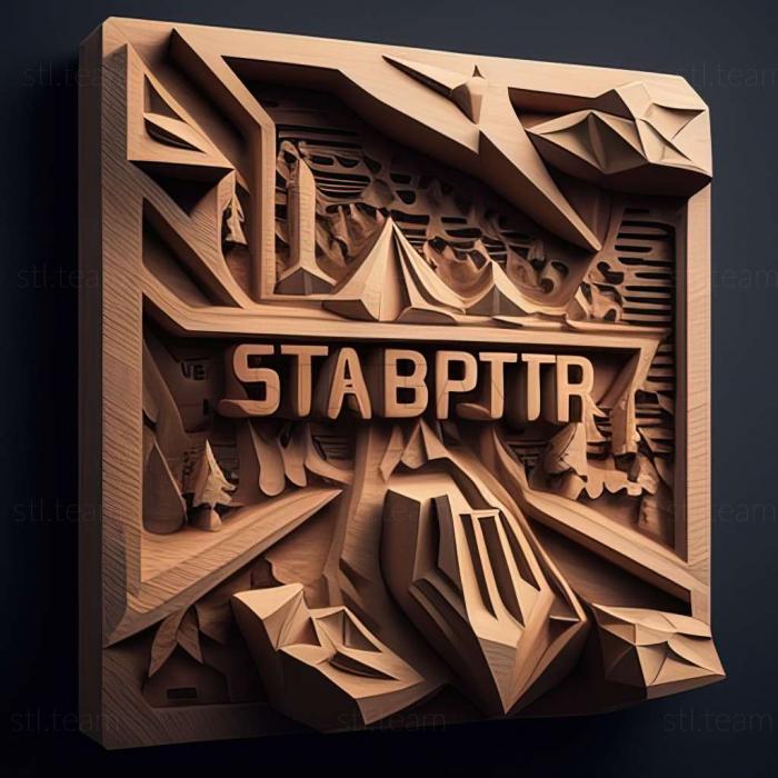 3D model Starport Delta game (STL)